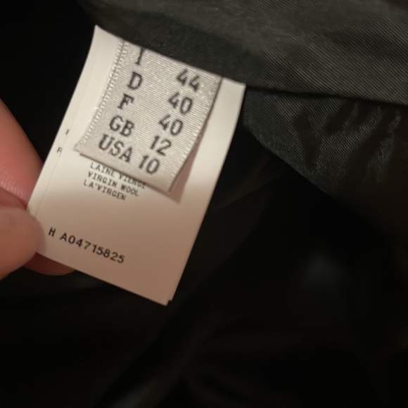 Moschino Cheap Chic Black Wool Question Mark Safety Pin Dress - Picture 11 of 13